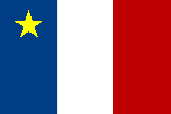 Acadian flag, 1884