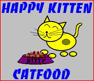 kitten enjoying catfood